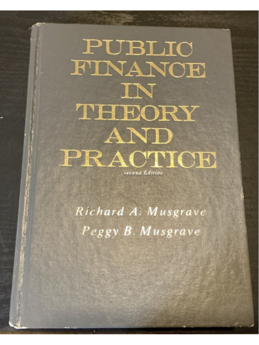 Public Finance In Theory And Practice 2nd Ed.Richard & Peggy Musgrave 1976